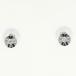  серьги K10WG diamond полная масса примерно 0.3g ювелирные изделия 