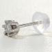  серьги ( одна сторона уголок ) PT850/ платина diamond 0.07ct полная масса примерно 0.4g ювелирные изделия женский б/у 