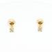  серьги K18YG diamond 0.05ct полная масса примерно 0.4g ювелирные изделия 