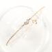  браслет K18PG diamond 0.04ct полная масса примерно 0.8g примерно 17cm ювелирные изделия 