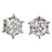  серьги PT/ платина K14WG diamond полная масса примерно 0.7g ювелирные изделия 