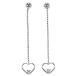  серьги K14WG diamond полная масса примерно 0.4g ювелирные изделия 