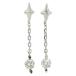  Star Jewelry STAR JEWELRY серьги K18WG diamond 0.05ct полная масса примерно 0.5g ювелирные изделия 