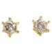  серьги K18YG diamond 0.10ct полная масса примерно 0.4g ювелирные изделия 