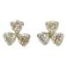  серьги PT900/ платина diamond 0.05ct полная масса примерно 0.2g ювелирные изделия 