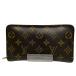  Louis Vuitton Louis Vuitton монограмма porutomone Zip M61727 длинный кошелек унисекс б/у 