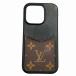  Louis Vuitton Louis Vuitton монограмма IPHONE бампер 15 PRO M82887 бренд мелкие вещи смартфон кейс унисекс б/у 