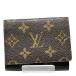  Louis Vuitton Louis Vuitton монограмма Anne weropkarutodu vi jitoM62920 футляр для карточек унисекс мелкие вещи б/у 