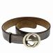  Gucci GUCCI 114876 GG Inter locking бренд мелкие вещи ремень мужской б/у 