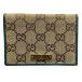  Gucci GUCCI чехол для пропуска GG парусина парусина кожа 112727 унисекс б/у 
