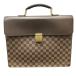  Louis * Vuitton LOUIS VUITTON Alto naPM портфель Damier eben кожа N53315 мужской б/у 