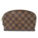 LOUIS VUITTON Louis * Vuitton / небольшая сумочка cosme tik сумка / Damier *eben/N47516/CA0***/A разряд /63[ б/у ]