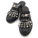 BURBERRY / studs fringe shoes black /23/ lady's shoes /BC rank /77[ used ]