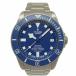 TUDORchu-da-/ винт Goss / голубой циферблат / titanium / самозаводящиеся часы /25600TB/9VE****/A разряд /04[ б/у ]