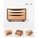  small drawer wooden color .3 step doli.-mi-pa-son Asahikawa craft 