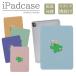 ipad кейс a16 no. 11 поколение no. 9 поколение ipad покрытие кактус симпатичный иллюстрации . розовый бледно-голубой бежевый 