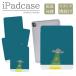 iPad кейс iPad кейс iPad Air M2 11 дюймовый A2902 A2903 A2904 для интересный поверхность белый UFO животное иллюстрации кошка 