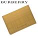 [ б/у ]BURBERRY Burberry футляр для карточек чехол для пропуска футляр для визитных карточек [ почти новый товар ] бежевая кожа карта inserting чехол для проездного билета r-bu-c-p250904-01