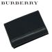 [ б/у ]BURBERRY Burberry футляр для карточек футляр для визитных карточек [ почти новый товар ] нейлон × кожа noba проверка карта визитная карточка кейс r-bu-c-p251009-04