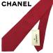 [ б/у ]CHANEL Chanel галстук [ почти новый товар ]9.5cm красный бизнес мужской женский мужской женский бренд r-ch-t-p260412-03