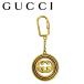 [ б/у ]GUCCI Gucci брелок для ключа [ очень хороший ] Inter locking G Gold кольцо для ключей сумка очарование бренд r-gg-k-p251005-13