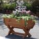 X with legs planter width 60× depth 23.7× height 32.3cm wooden domestic production Japanese cedar stylish planter box gardening vegetable .. planter rack planter cover pot 