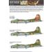 Kits-World(172006)1/72 Boeing B-17F/B-17G Flying Fortress желтый цвет. идентификация номер, знак. переводная картинка 