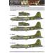 Kits-World(172019)1/72 Boeing B-17F Flying Fortress 'Memphis Belle' другой переводная картинка 