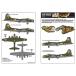 Kits-World(172241)1/72 B-17G flying four to отсутствует 'Just Plain Lonesome' др. для переводная картинка 