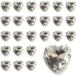  Nailparts Heart [ crystal ] прозрачный цельный детали 3D нейл-арт декоративные элементы стразы 25 штук входит [8mm] NP-022