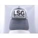  оригинал сетчатая кепка LSG RACING TEAM кожа способ .. чёрный сетка 2554*