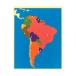  monte карта мозаика Южная Америка N игрушка развивающая игрушка monte so-li.. Kids 