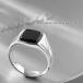 8 месяц 30 день новое поступление Tom дерево TOM WOOD мужской кольцо KAY RING POLISHED ONYX 101276 серебряный 26aw