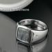  Tom дерево TOM WOOD мужской кольцо KAY RING LARVIKITE 101505 серебряный 26aw