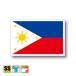  Philippines национальный флаг стикер SS размер 3.3×5cm наружный атмосферостойкий водостойкий наклейка чемодан . машина и т.п. 