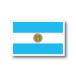  Argentina национальный флаг стикер SS размер 3.3×5cm наружный атмосферостойкий водостойкий наклейка чемодан . машина и т.п. 