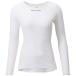  жемчуг izmi[W118] прохладный Fit dry UV длинный рукав 7. белый женский PEARLIZUMI