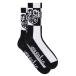 chineliSOCKS CREST BLACK *N* WHITE-PASTORI