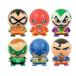 DC Comics Buildable Capsule Figures (6 Piece Set) Superman, Batman, Robin, Flash, Green Lantern, a