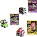 Monster 500 Small Car & Trading Card Collector's 3-Pack - Zoom Zombie, Lead Foot, Flattop Frank by