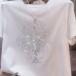  короткий рукав t рубашка женский tops короткий рукав t рубашка Kirakira cut and sewn тонкий круглый вырез casual простой t рубашка .. cut and sewn лето SLUD040(2 цвет M-2XL)