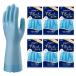  шоу wa перчатка массовая закупка *.. перчатки * рука ke Anayi s рука делать .. Touch M размер сапфир голубой 6. комплект винил перчатки ki