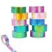 Doyime Kirakira лента 10 шт маскировочная лента клейкая лента цвет лента g Ritter лента ширина 15MMx длина 5M 9 цвет сильный .. высота отражающий 