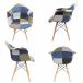 �_�C�j���O�`�F�A �C�[���Y �`�F�A �p�b�`���[�N DAW Eames �A�[���V�F���`�F�A �؋r �f�U�C�i�[�Y �Ƌ� �p�b�`���[�N �f�j���F 1�r �V�������� EM-37 �֘A�摜5