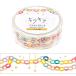  маскировочная лента world craft . вдавлено . Kirakira Paper garland KRMT15-062 15mm×5m
