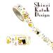 маскировочная лента наклейка .sinji Kato Shinzi Katoh banana бумага лента chaton chaton flower bp-tp-10036 15mm×3m