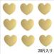  метка ( наклейка )HEIKOsimojimaNo.310 металлик Heart Gold 19mm(28 одна сторона ввод )