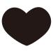 [ ограниченное количество ] вытащенный type карта HEIKOsimojima однотонная ткань карта Heart черный 30 листов входит 