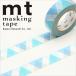  маскировочная лента mt утка . обработка бумага mt1P deco 1 шт треугольник . diamond * голубой MT01D336R 15mmx7m