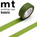  маскировочная лента mt утка . обработка бумага mt1P basic 1 шт одноцветный коврик оливковый зеленый MT01P527 15mm×7m